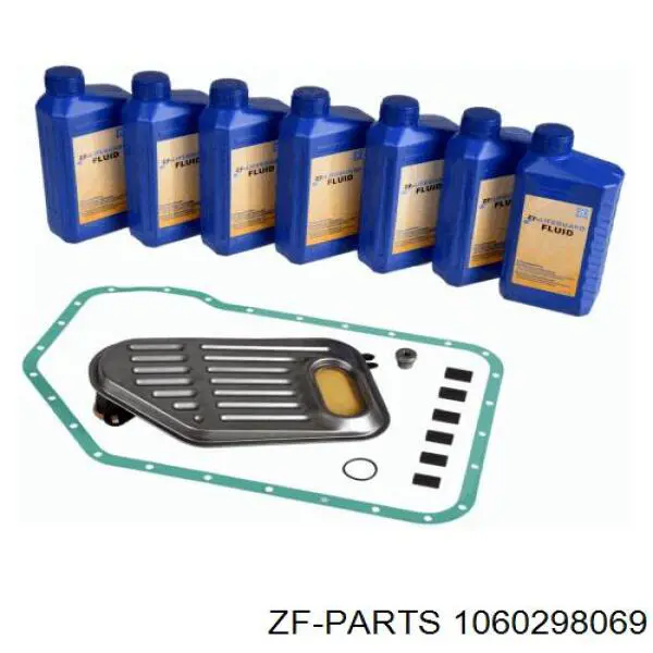 Kit de serviço para a substituição de óleo na Caixa Automática de Mudança ZF Parts 1060298069 preço, a partir de 222,22 USD
