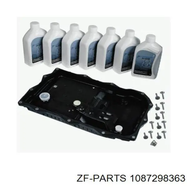 Kit de serviço para a substituição de óleo na Caixa Automática de Mudança ZF Parts 1087298363 preço, a partir de 138,05 USD