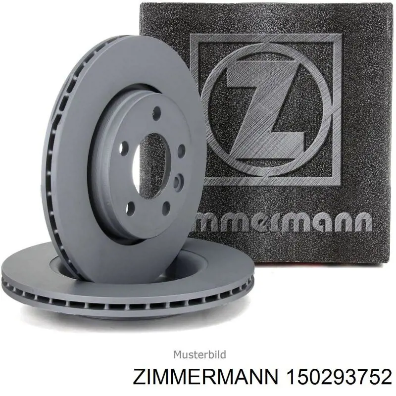 Compre 150293752 Zimmermann Disco do freio dianteiro