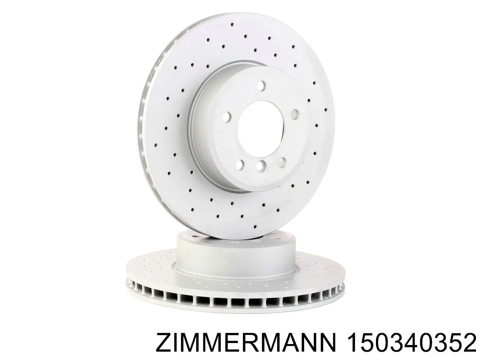 Compre 150340352 Zimmermann Disco do freio dianteiro