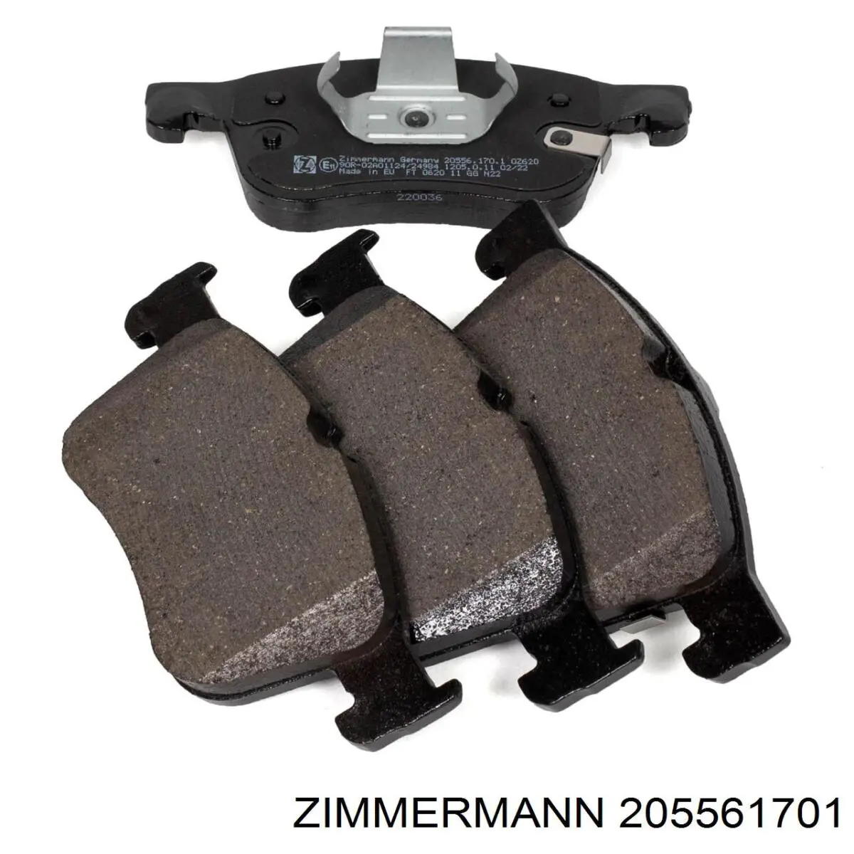 Sapatas do freio dianteiras de disco Zimmermann 205561701 preço, a partir de 50,40 USD