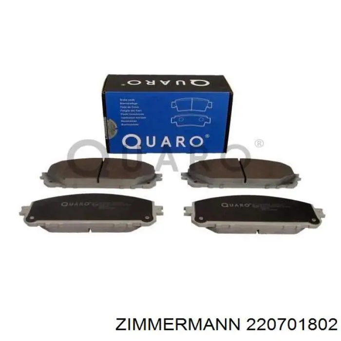 Compre 220701802 Zimmermann Sapatas do freio dianteiras de disco