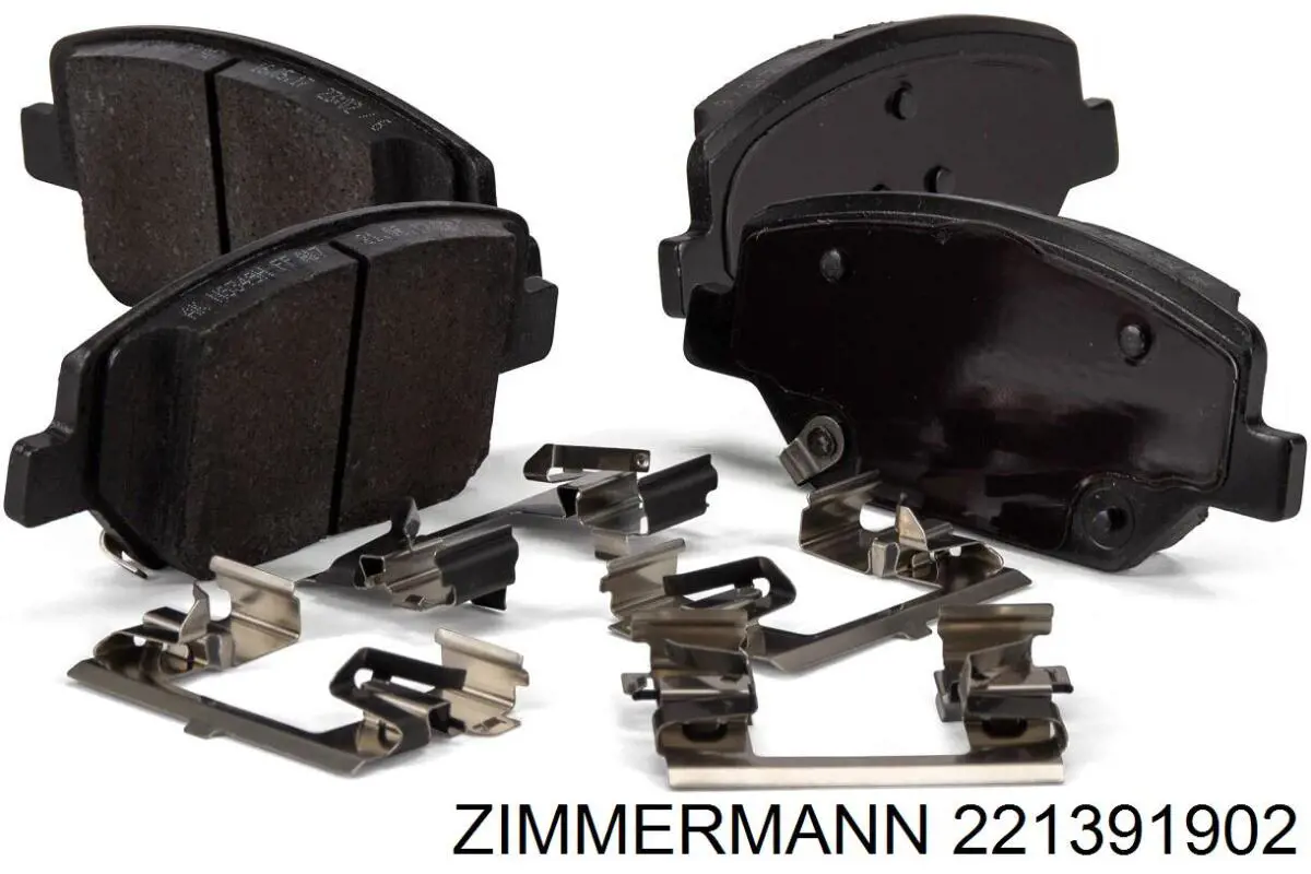 Compre 221391902 Zimmermann Sapatas do freio dianteiras de disco