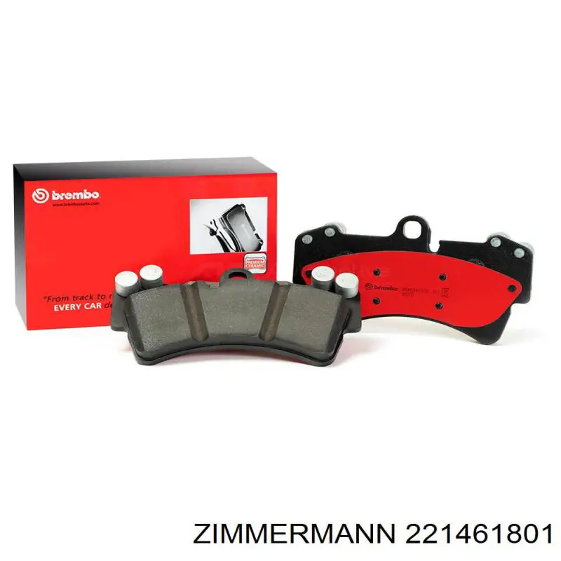 Compre 221461801 Zimmermann Sapatas do freio dianteiras de disco