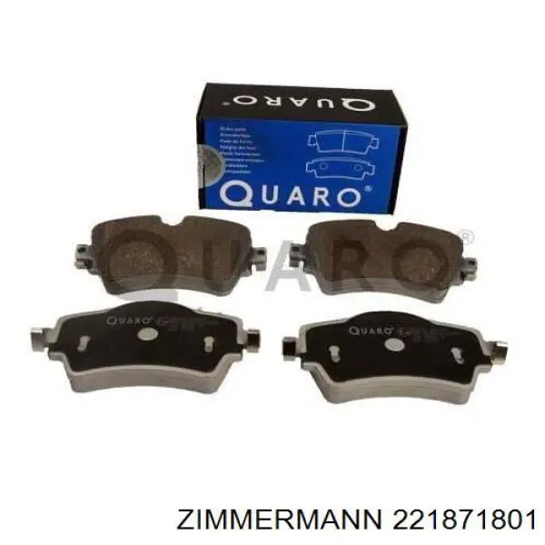 Sapatas do freio dianteiras de disco Zimmermann 221871801 preço, a partir de 43,70 USD