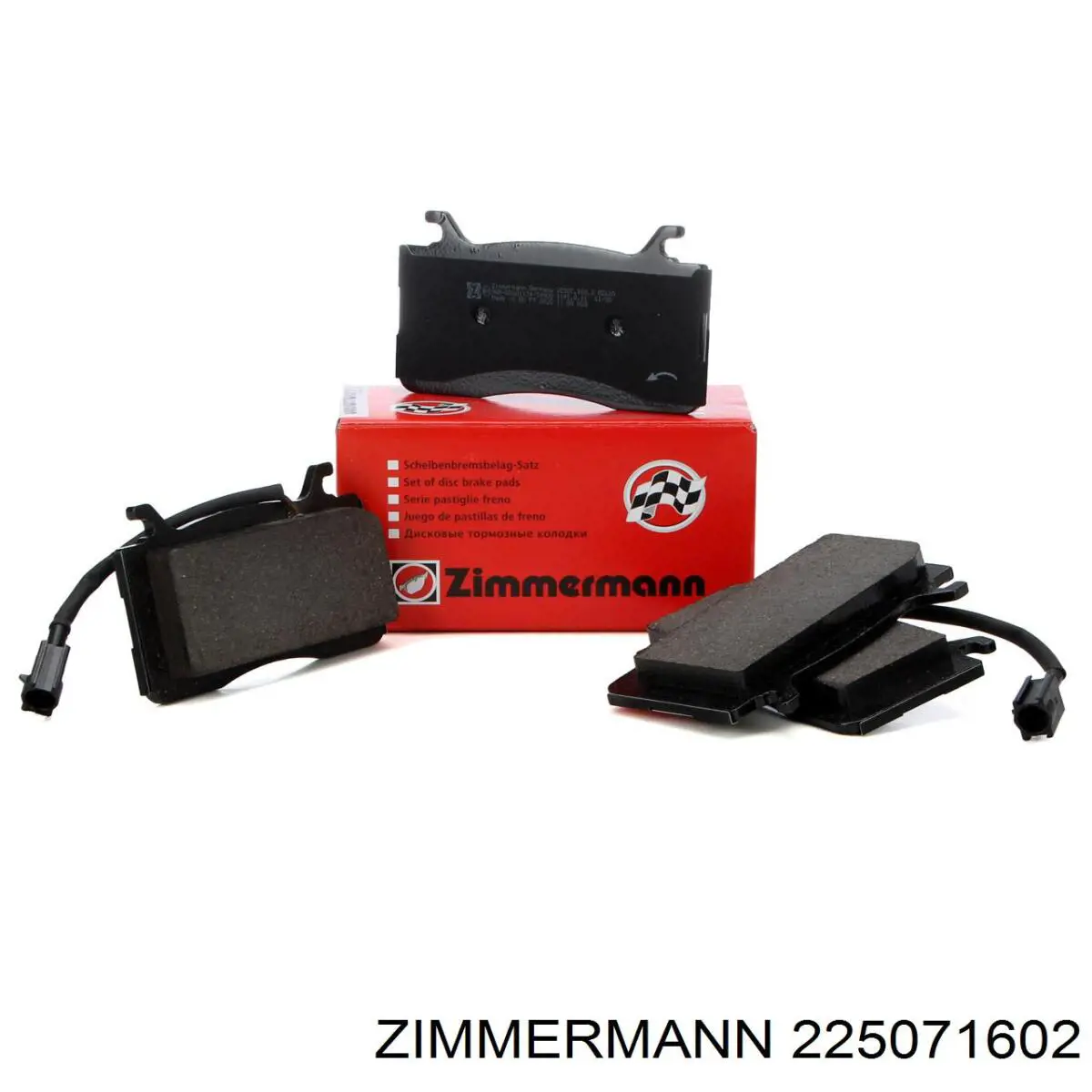 Sapatas do freio dianteiras de disco Zimmermann 225071602 preço, a partir de 81,90 USD
