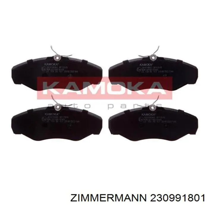 Compre 230991801 Zimmermann Sapatas do freio dianteiras de disco