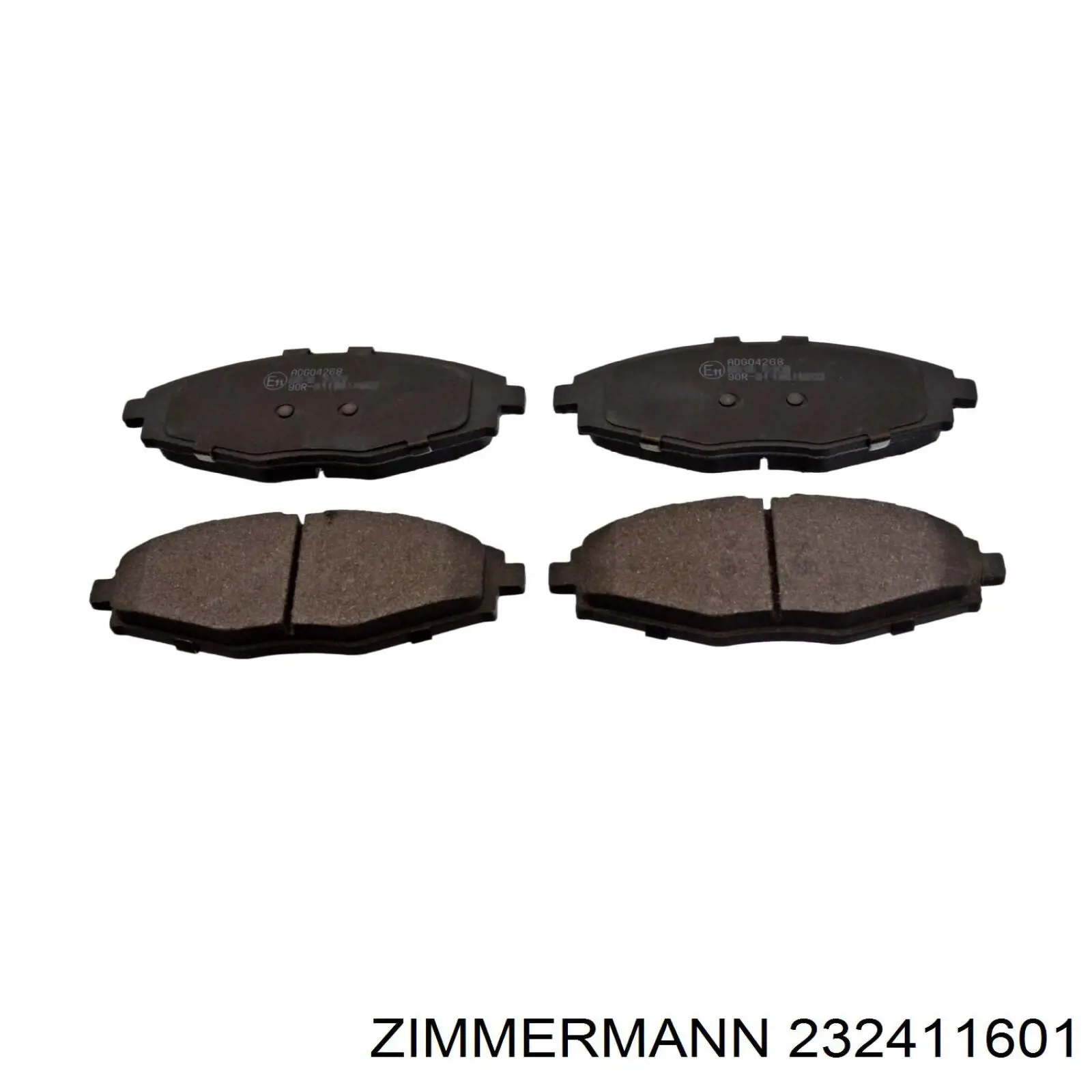 Compre 232411601 Zimmermann Sapatas do freio dianteiras de disco
