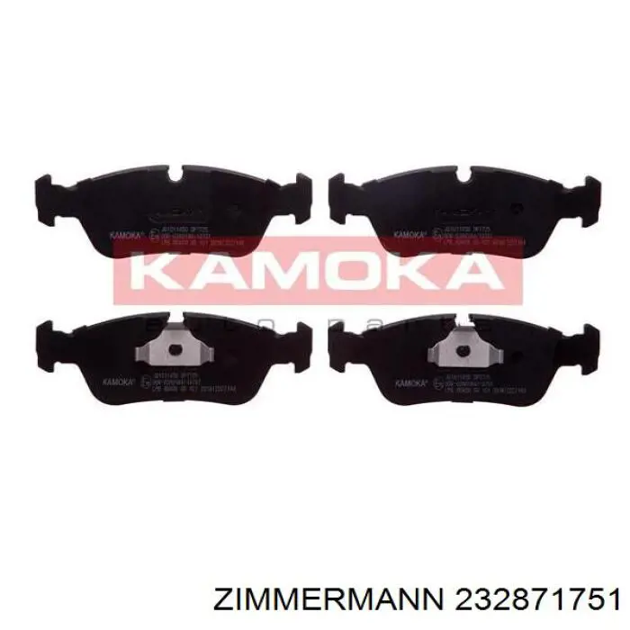 Compre 232871751 Zimmermann Sapatas do freio dianteiras de disco