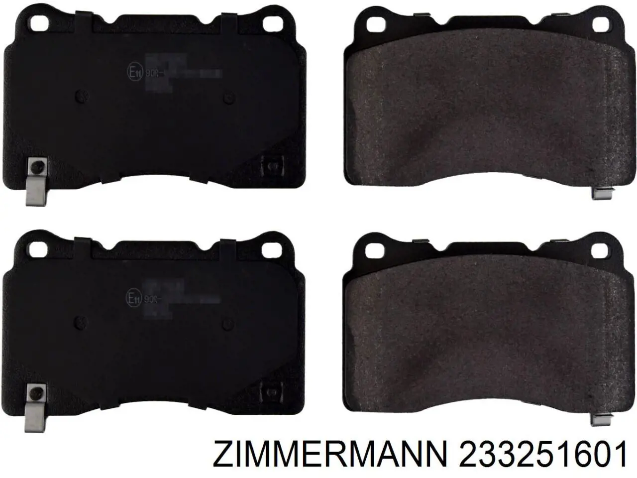 Sapatas do freio dianteiras de disco Zimmermann 233251601 preço, a partir de 47,37 USD