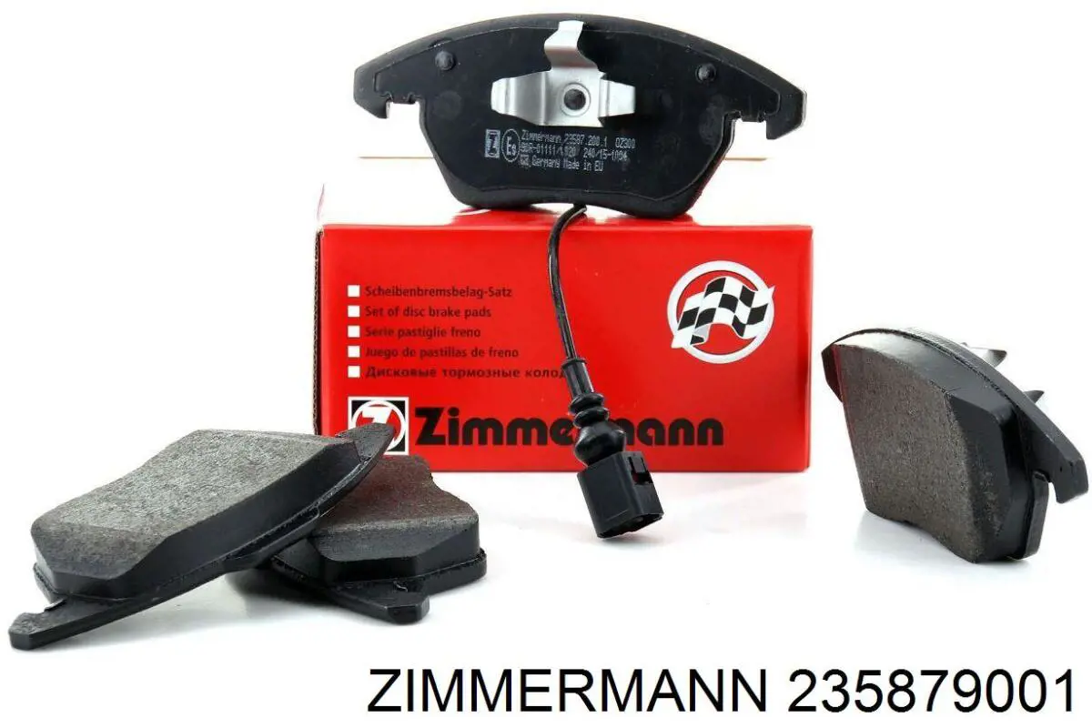 Compre 235879001 Zimmermann Sapatas do freio dianteiras de disco