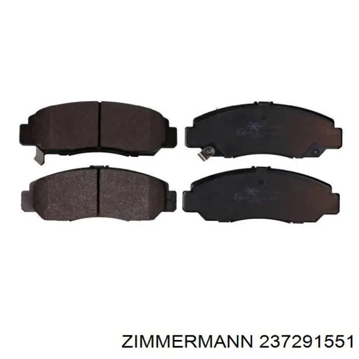Sapatas do freio dianteiras de disco Zimmermann 237291551 preço, a partir de 31,44 USD