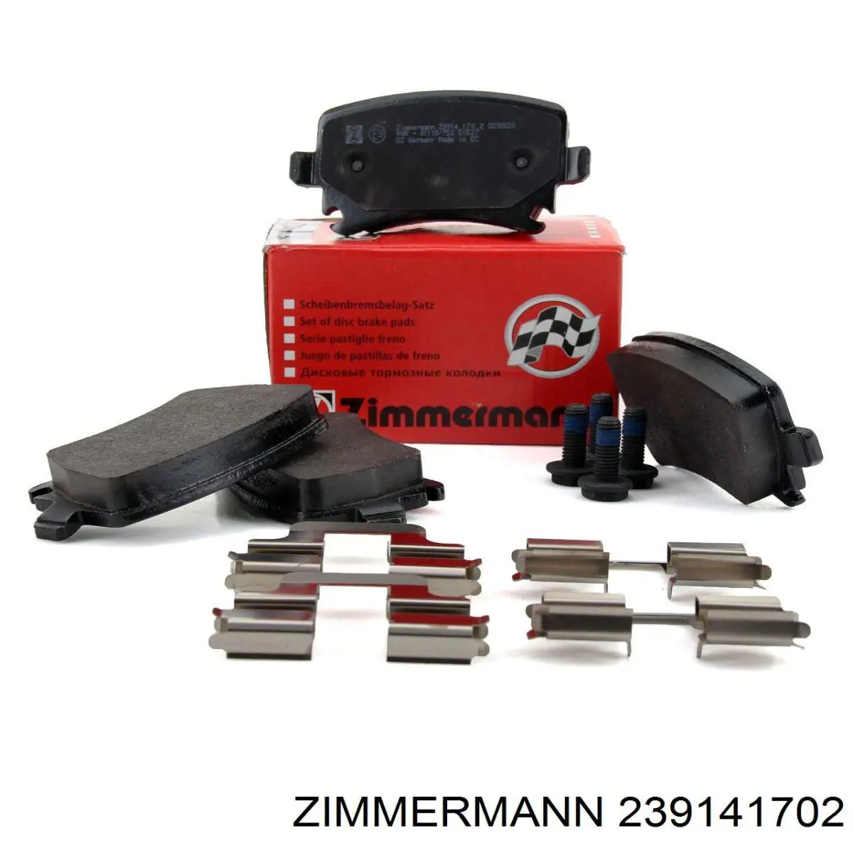 Compre 239141702 Zimmermann Sapatas do freio traseiras de disco