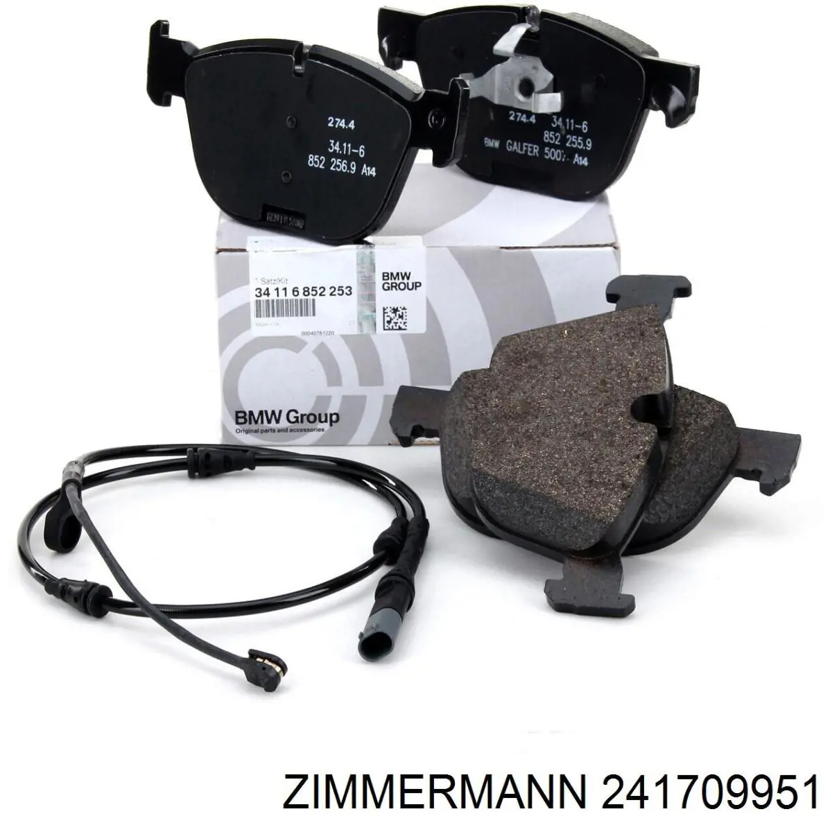 Sapatas do freio dianteiras de disco Zimmermann 241709951 preço, a partir de 48,29 USD