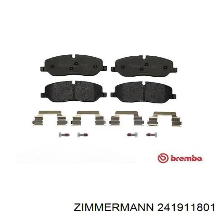 Sapatas do freio dianteiras de disco Zimmermann 241911801 preço, a partir de 39,15 USD