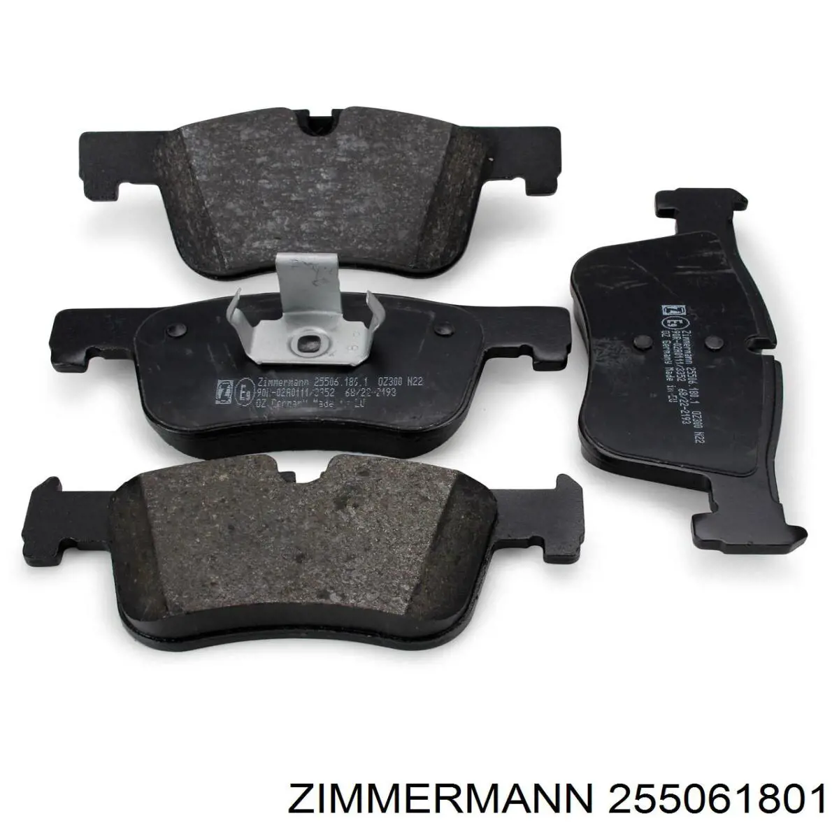 Sapatas do freio dianteiras de disco Zimmermann 255061801 preço, a partir de 38,21 USD