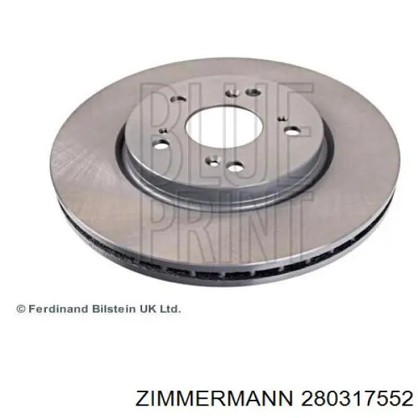 Compre 280317552 Zimmermann Disco do freio dianteiro