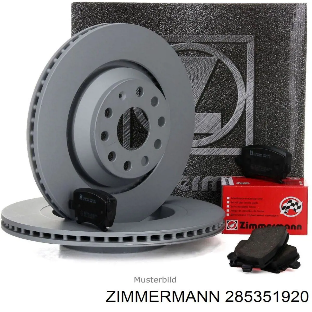 Compre 285351920 Zimmermann Disco do freio dianteiro