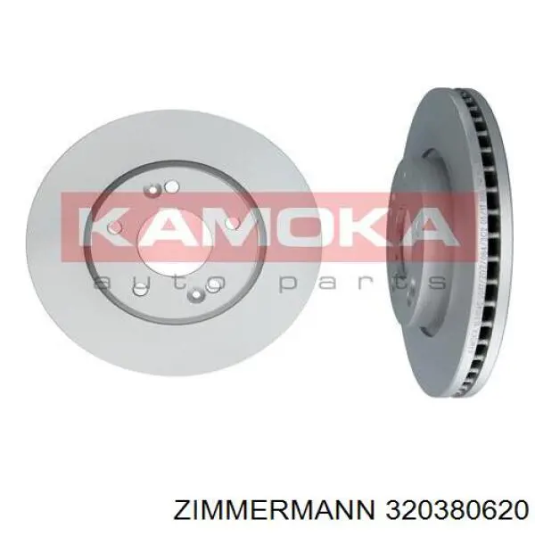 Compre 320380620 Zimmermann Disco do freio dianteiro