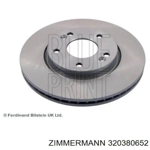 Compre 320380652 Zimmermann Disco do freio dianteiro