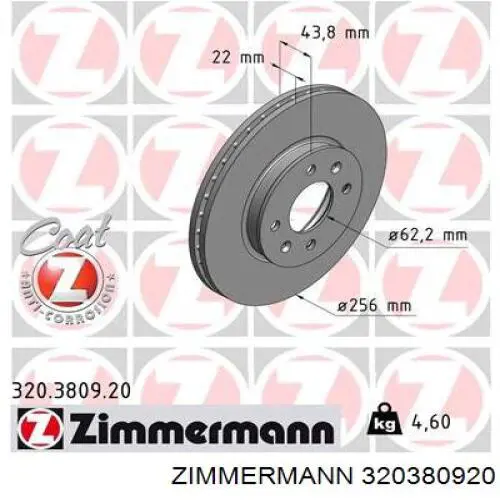 Disco do freio dianteiro Zimmermann 320380920 preço, a partir de 31,87 USD