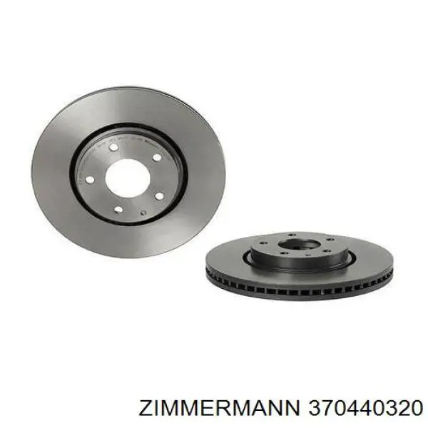 Disco do freio dianteiro Zimmermann 370440320 preço, a partir de 77,10 USD