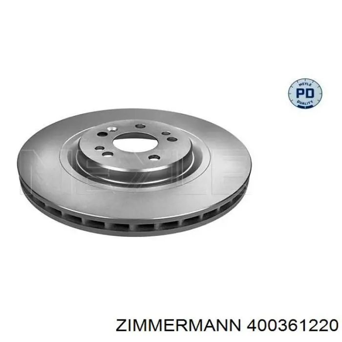 Compre 400361220 Zimmermann Disco do freio dianteiro