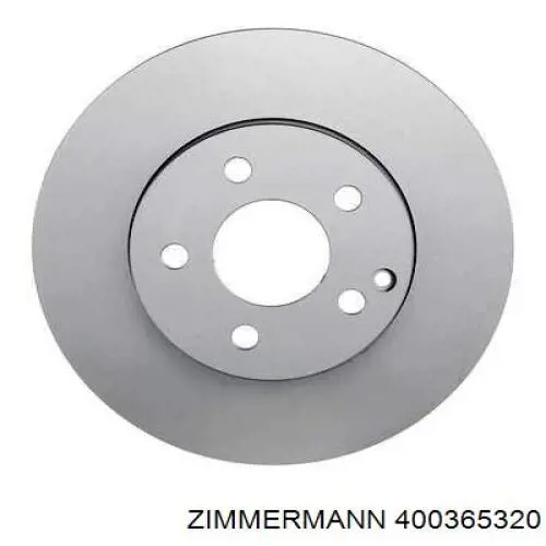 Compre 400365320 Zimmermann Disco do freio dianteiro