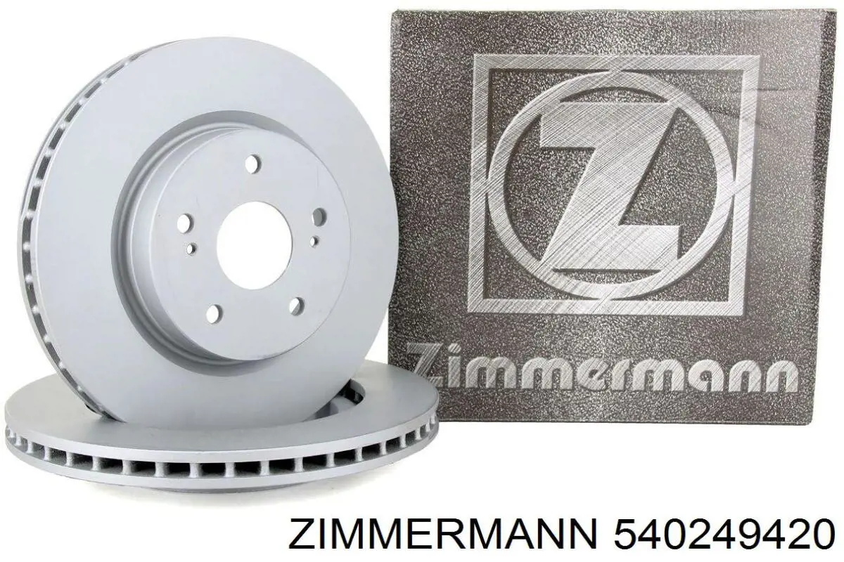 Compre 540249420 Zimmermann Disco do freio dianteiro