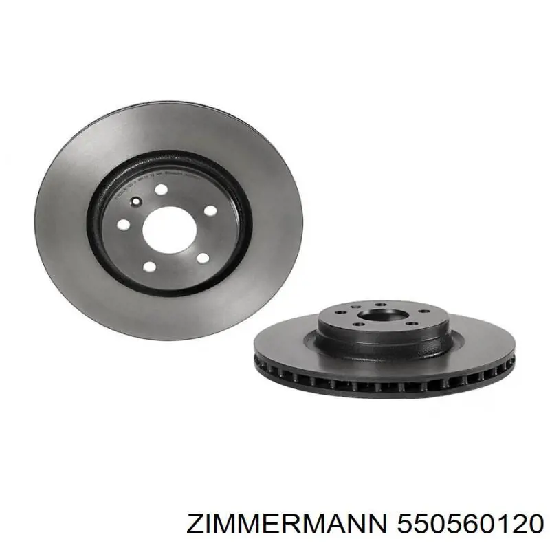 Disco do freio dianteiro Zimmermann 550560120 preço, a partir de 144,88 USD