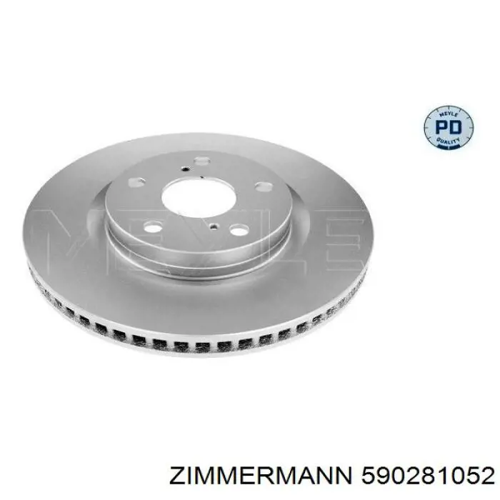 Compre 590281052 Zimmermann Disco do freio dianteiro