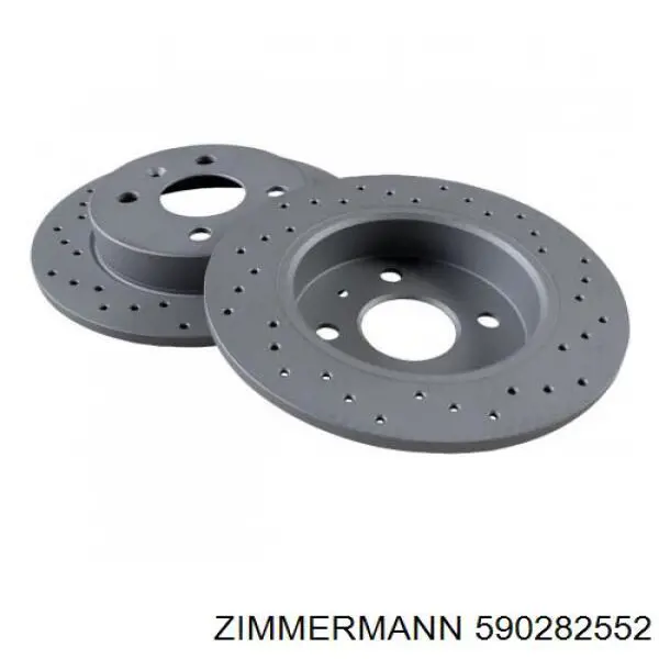 Disco do freio dianteiro Zimmermann 590282552 preço, a partir de 53,36 USD