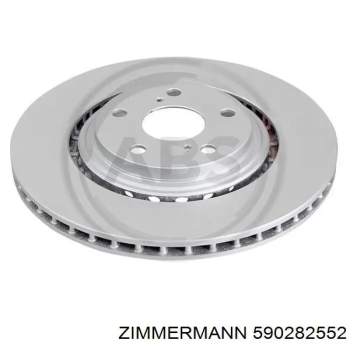 Compre 590282552 Zimmermann Disco do freio dianteiro