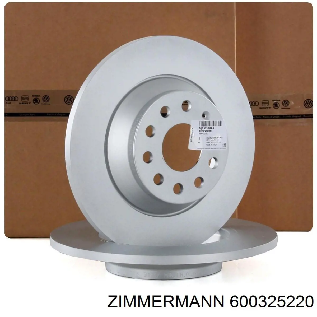 Compre 600325220 Zimmermann Disco do freio traseiro
