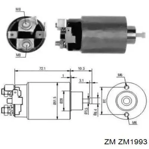 Compre 463829 IKA Relê retrator do motor de arranco