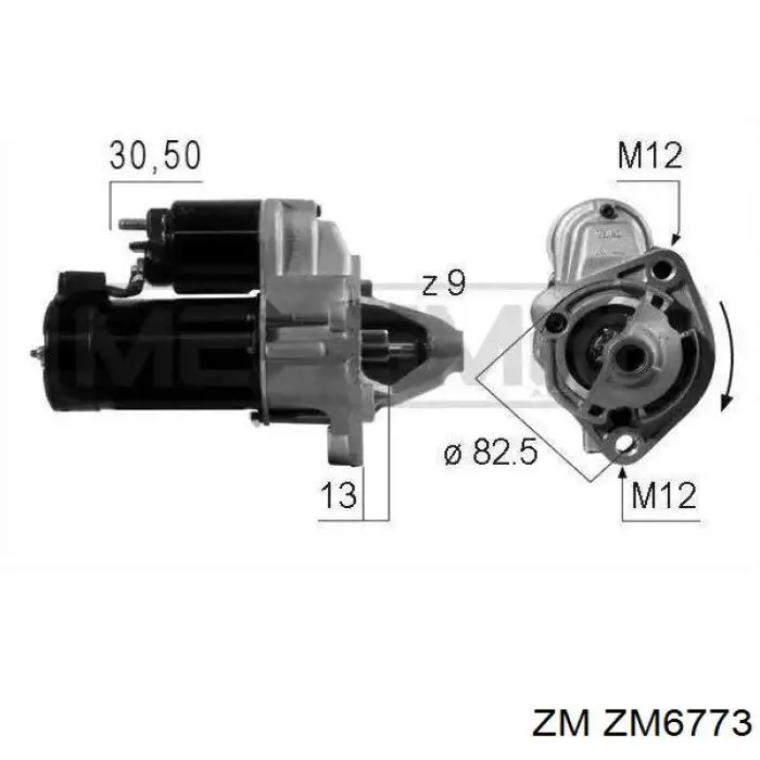 Compre 058911287 VAG Relê retrator do motor de arranco