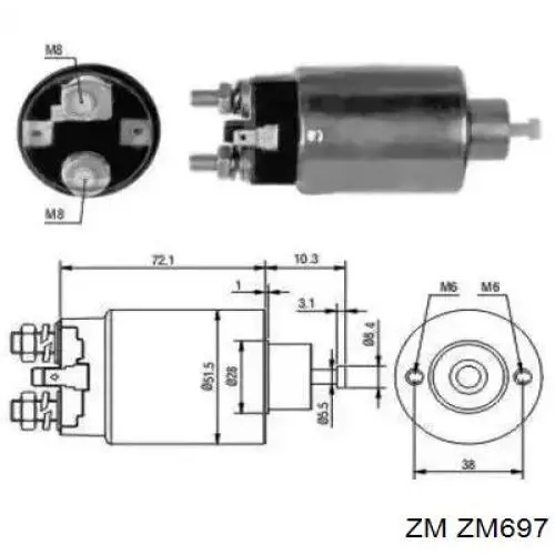 Compre 71331288 Profit Relê retrator do motor de arranco