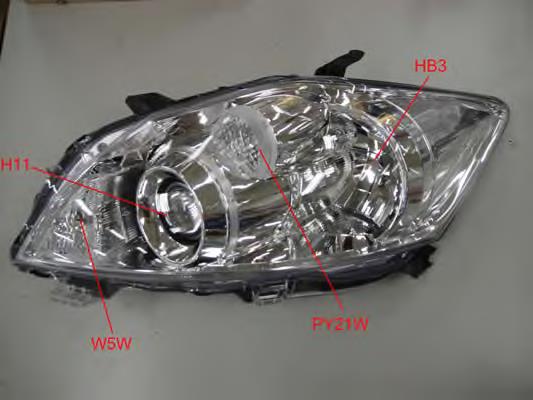 Luz esquerda Polcar 81C1090E