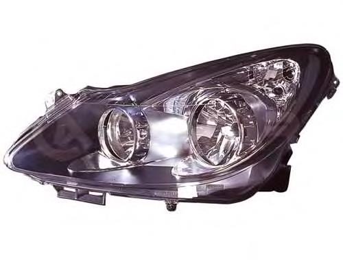 Luz esquerda 93189361 Opel