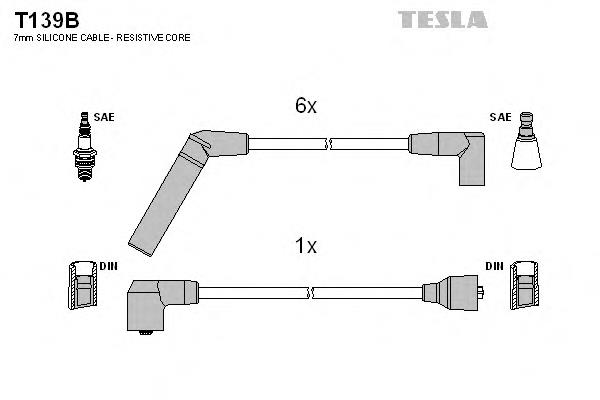 Fios de alta voltagem, kit Japan Parts IC909