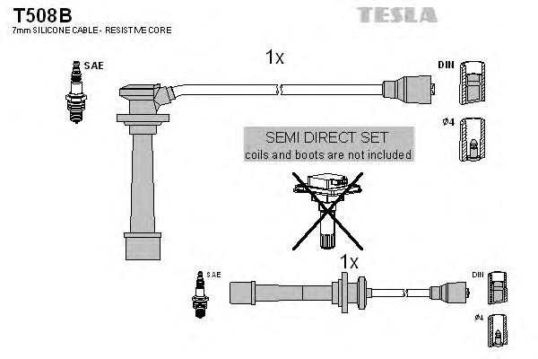 Fios de alta voltagem, kit Hyundai/Kia 0K24718180A