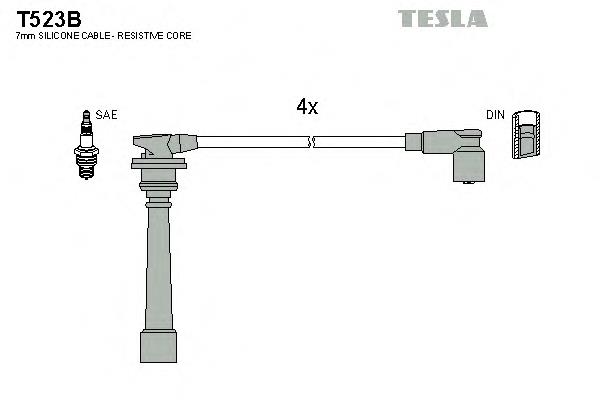 Fios de alta voltagem, kit PEAE50 Hyundai/Kia