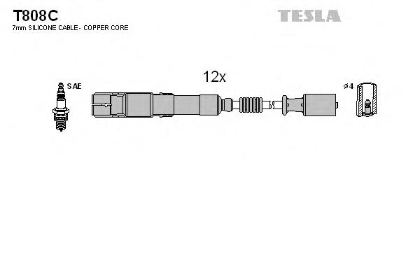 Fios de alta voltagem, kit RCMB223 NGK