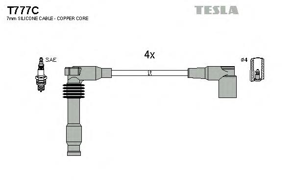 ICW05 Japan Parts Fios de alta voltagem, kit