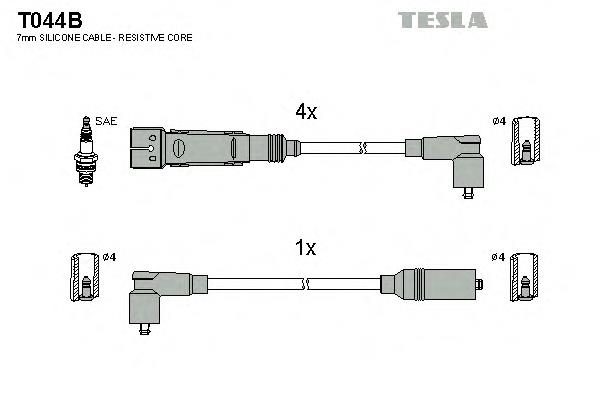 941 NGK Fios de alta voltagem, kit