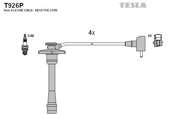 Fios de alta voltagem, kit Ashika 13202241
