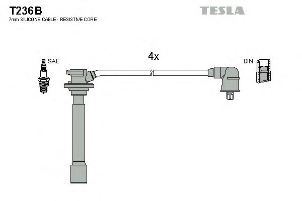 OK30F18140 Hyundai/Kia Fios de alta voltagem, kit