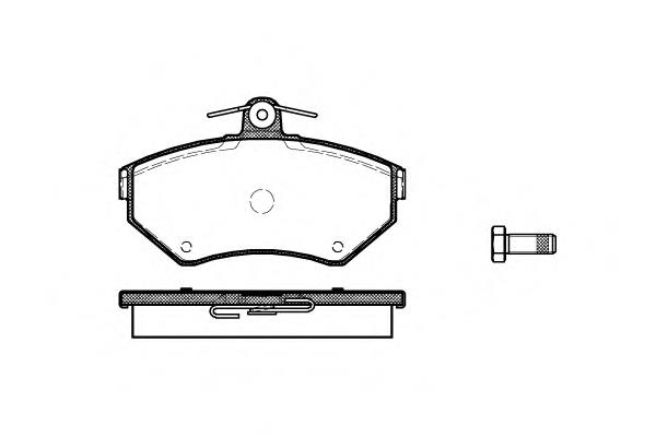P731310 Woking Sapatas do freio dianteiras de disco
