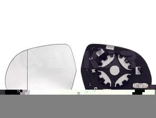 Compre 0327837 VAN Wezel Elemento espelhado do espelho de retrovisão esquerdo