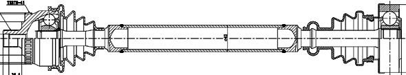 Semieixo (acionador) dianteiro direito VAG 4B0407451V preço, a partir de 78,32 USD